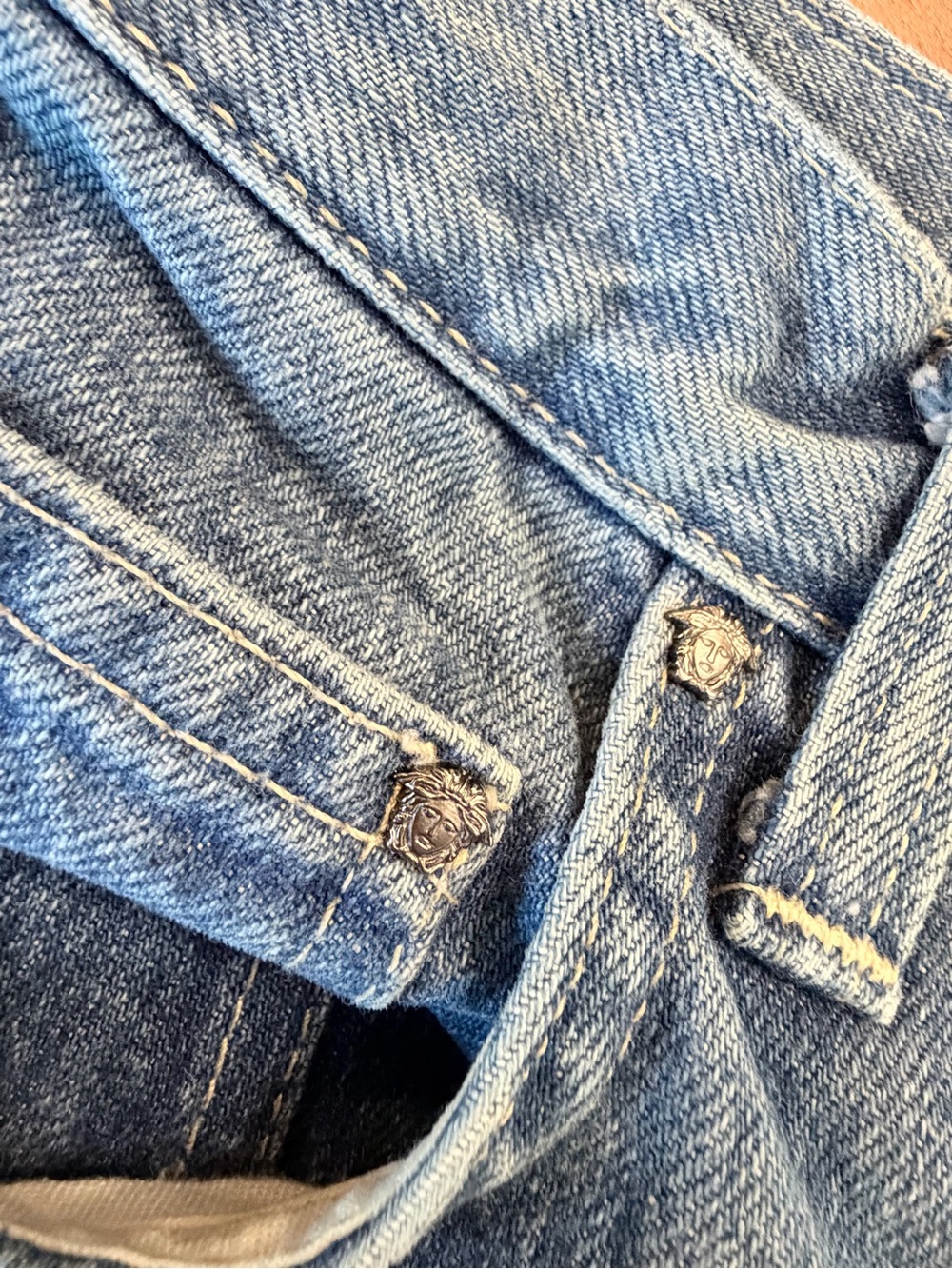 🔥 Vintage Y2K Versace Jeans Couture Medusa Jeans 30/44 - Picture 4 of 9